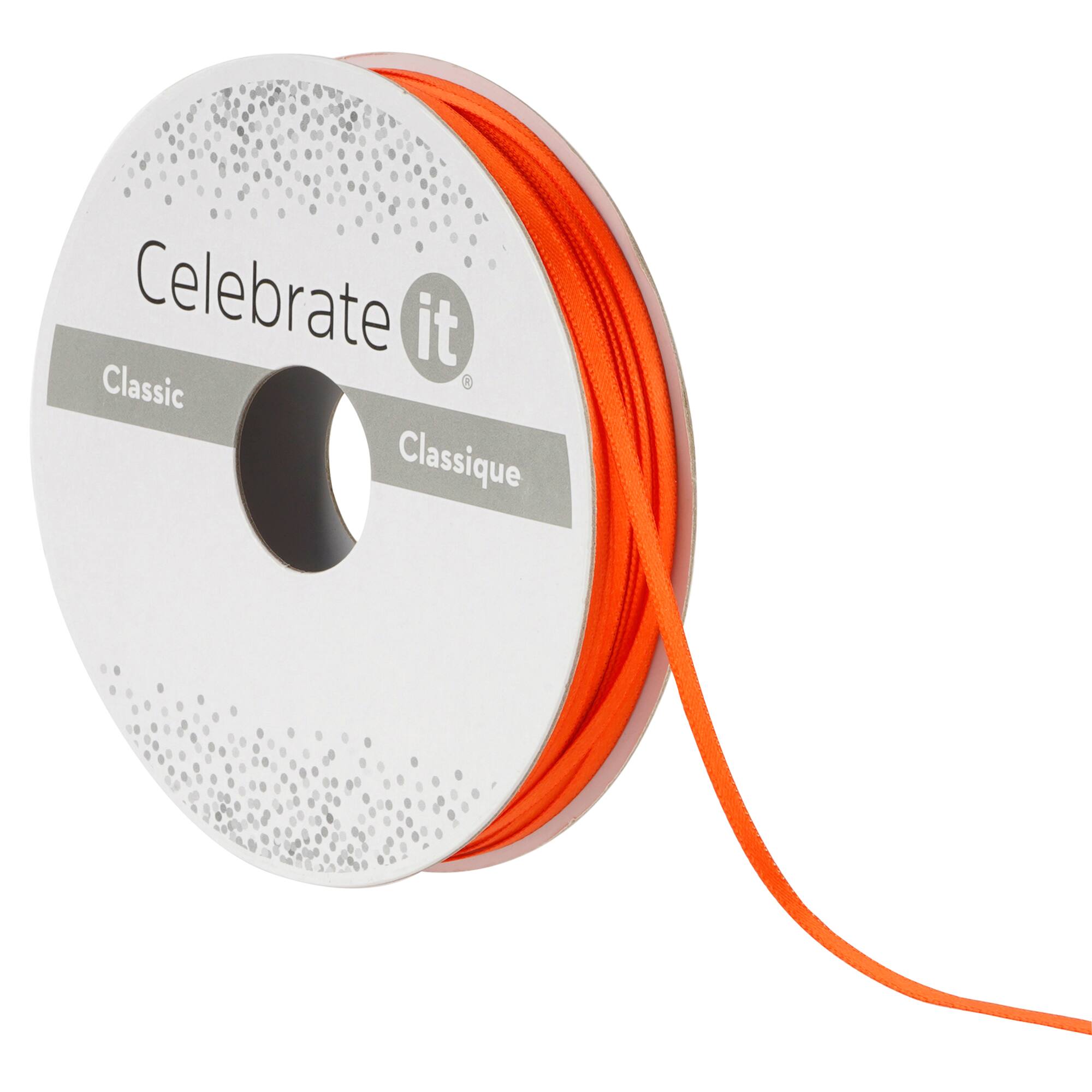 1/8" x 10yd. Satin Ribbon by Celebrate It